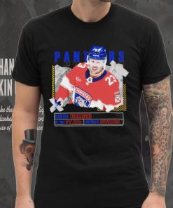 Carter Verhaeghe number 23 Florida Panthers ice hockey player pose paper gift shirt