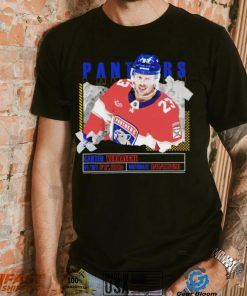 Carter Verhaeghe number 23 Florida Panthers ice hockey player pose paper gift shirt