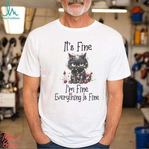 Cat Christmas It’s Fine Shirt