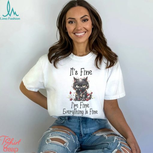 Cat Christmas It’s Fine Shirt