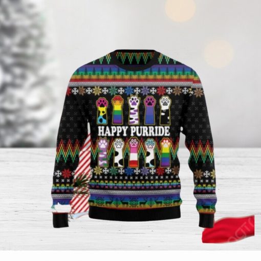 Cat Lgbt Color Ugly Christmas Sweaters Special Gift For Men And Women