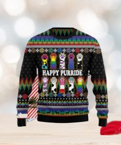 Cat Lgbt Color Ugly Christmas Sweaters Special Gift For Men And Women