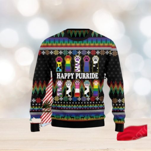 Cat Lgbt Color Ugly Christmas Sweaters Special Gift For Men And Women