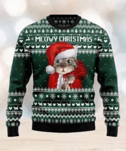 Cat Santa Ugly Christmas Sweater