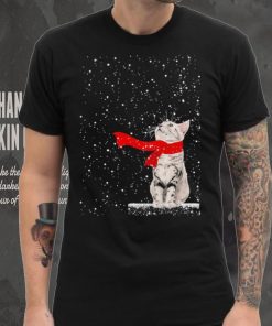 Cat Scarf Christmas Shirt