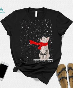 Cat Scarf Christmas Shirt