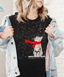 Cat Scarf Christmas Shirt