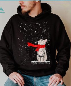 Cat Scarf Christmas Shirt