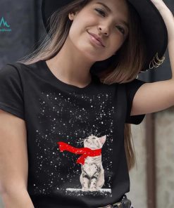 Cat Scarf Christmas Shirt