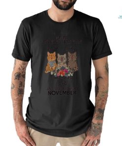 Cat old lady November Hooded shirt