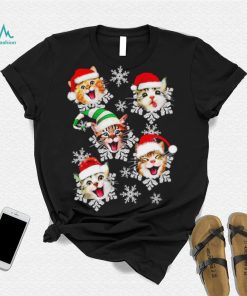 Cats Hat Santa Merry Christmas Shirt