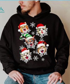 Cats Hat Santa Merry Christmas Shirt