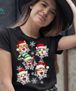 Cats Hat Santa Merry Christmas Shirt