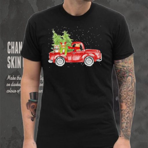 Cats Hat Santa Scarf Car Tree Christmas Shirt