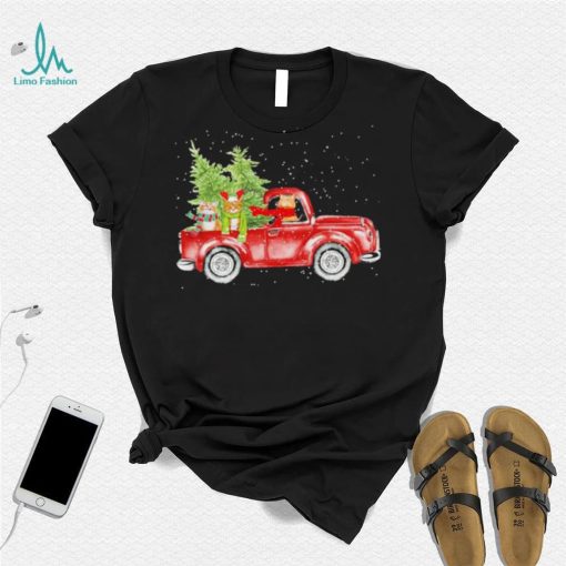 Cats Hat Santa Scarf Car Tree Christmas Shirt