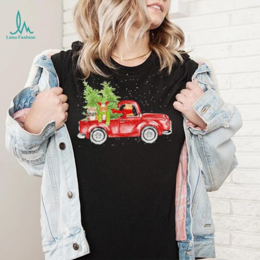 Cats Hat Santa Scarf Car Tree Christmas Shirt