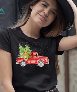 Cats Hat Santa Scarf Car Tree Christmas Shirt