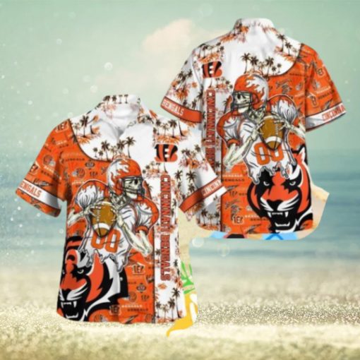 Cb Skull Tropical Hawaiian Shirt For Men And Women