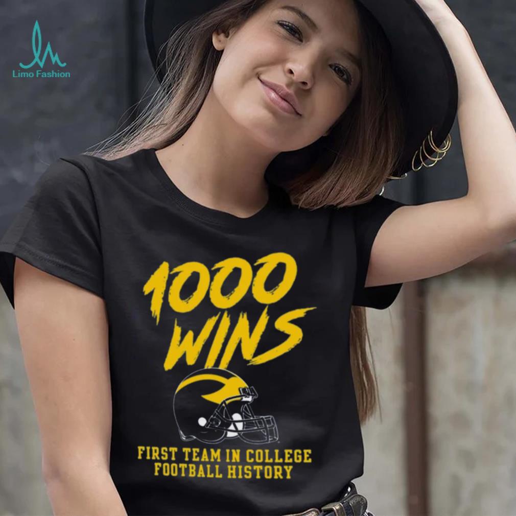 Champion Michigan Wolverines 1000 Wins T Shirt Champion Michigan Wolverines 1000 Wins T Shirt