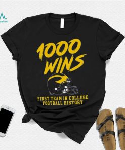 Champion Michigan Wolverines 1000 Wins T Shirt