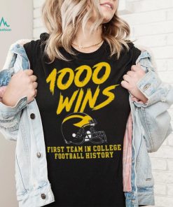 Champion Michigan Wolverines 1000 Wins T Shirt