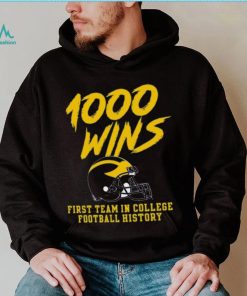 Champion Michigan Wolverines 1000 Wins T Shirt