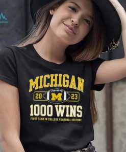 Champion Michigan Wolverines Football 1,000 Wins T Shirt