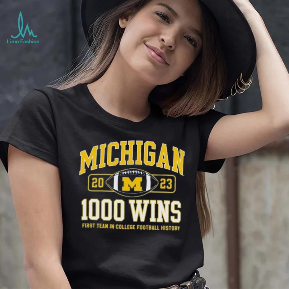 Champion Michigan Wolverines Football 1,000 Wins T Shirt Champion Michigan Wolverines Football 1,000 Wins T Shirt