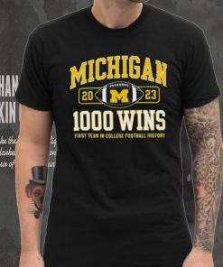 Champion Michigan Wolverines Football 1,000 Wins T Shirt