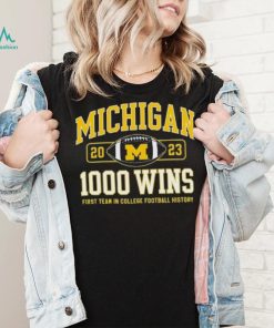 Champion Michigan Wolverines Football 1,000 Wins T Shirt