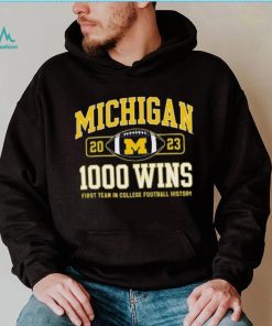Champion Michigan Wolverines Football 1,000 Wins T Shirt