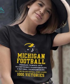 Champion Michigan Wolverines Football All Time Wins Leader T Shirt