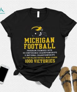 Champion Michigan Wolverines Football All Time Wins Leader T Shirt