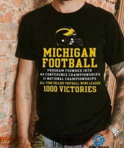 Champion Michigan Wolverines Football All Time Wins Leader T Shirt