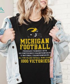 Champion Michigan Wolverines Football All Time Wins Leader T Shirt
