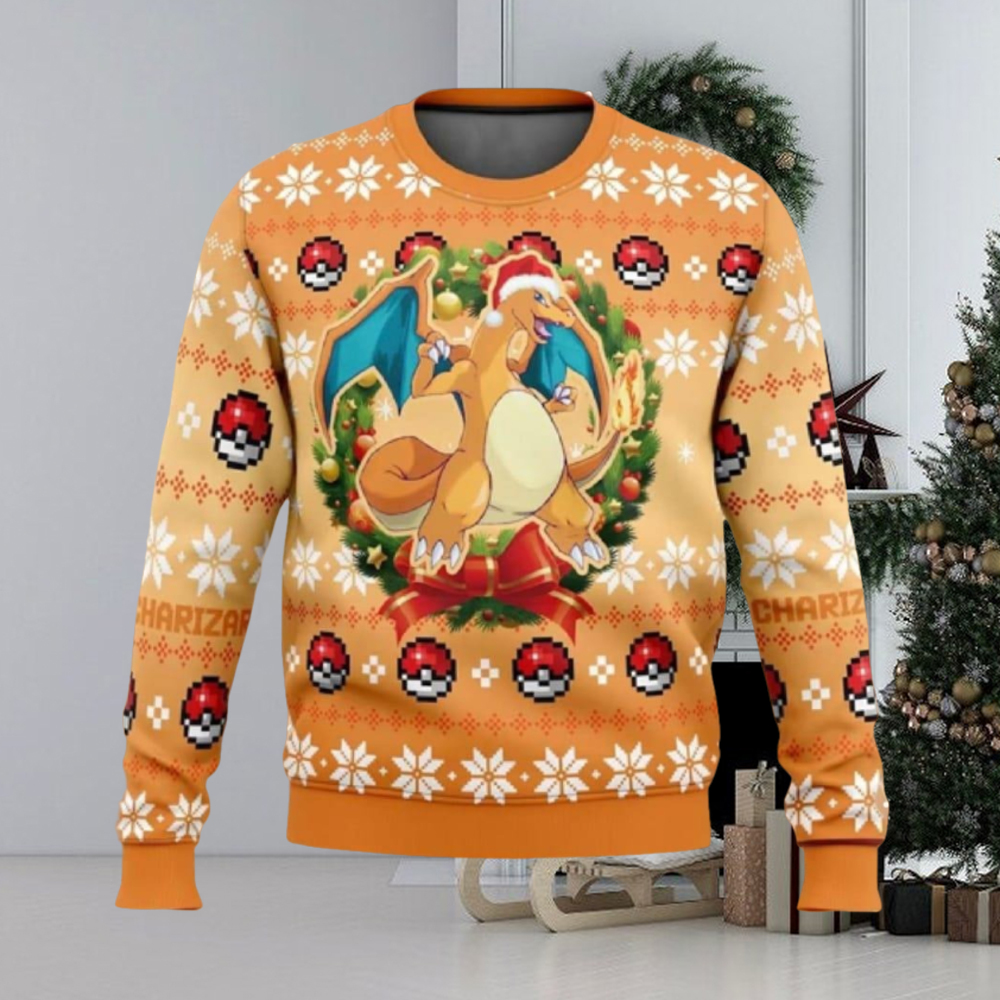Charizard Charmander Merry Christmas 2023 Charizard 2023 fan Gift Charizard Charmander Merry Christmas 2023 Charizard 2023 fan Gift