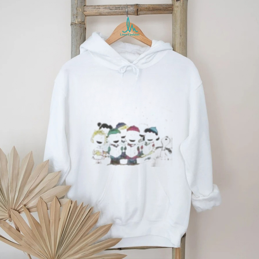 Charlie Brown And Friends Singing Merry Christmas Shirt Charlie Brown And Friends Singing Merry Christmas Shirt