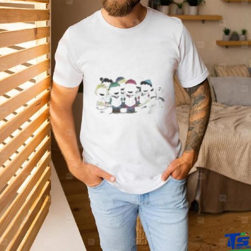 Charlie Brown And Friends Singing Merry Christmas Shirt