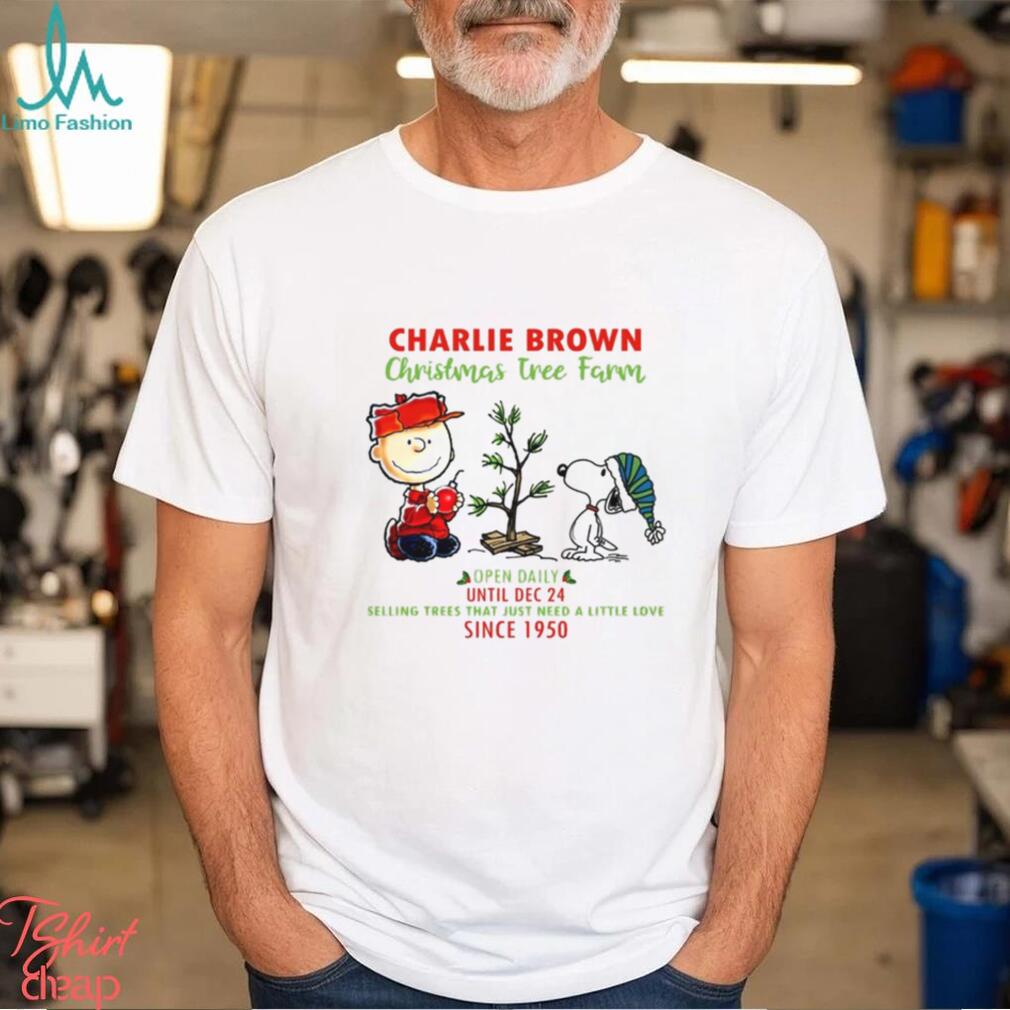 christmas tea towel, charlie brown and co tree farm christmas