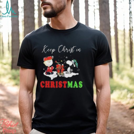 Charlie Brown Snoopy Keep Christ In Christmas 2022 Sweater