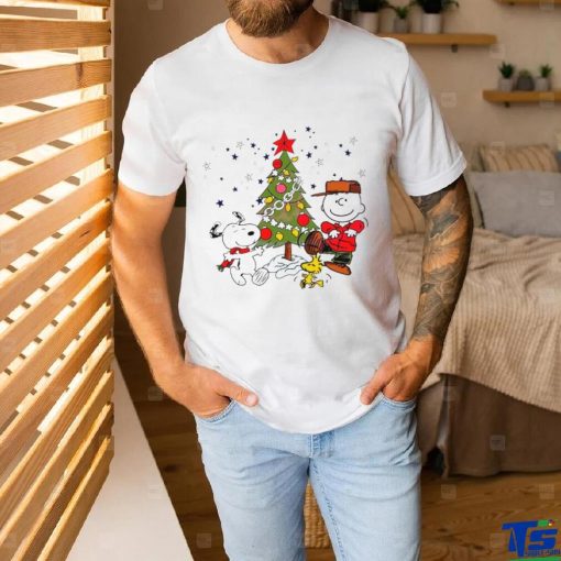 Charlie Brown and Snoopy Christmas tree shirt