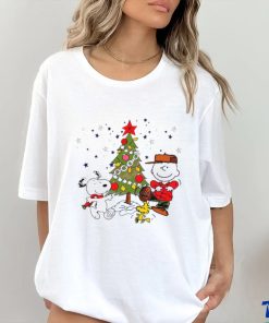 Charlie Brown and Snoopy Christmas tree shirt