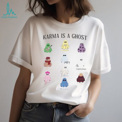 Cheap Karma Is A Ghost Taylor Swift Eras Tour T Shirt