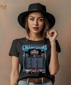 Checkered Flag Sports Blue 2024 Daytona 500 Champions T Shirt