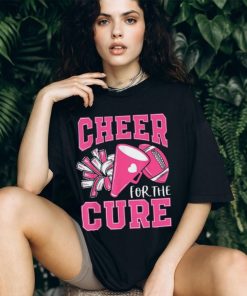 Cheer For The Cure Breast Cancer Awareness Cheerleader Funny T Shirt