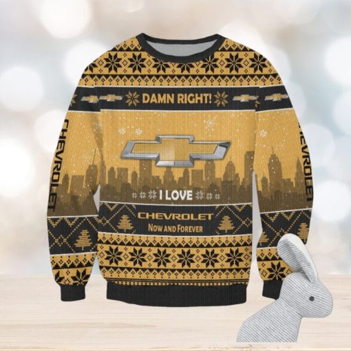 Chevrolet Xmas Sweater Car Design Gift For Fans Gift Christmas