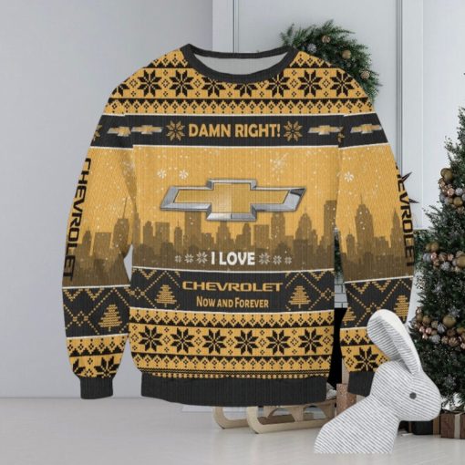 Chevrolet Xmas Sweater Car Design Gift For Fans Gift Christmas