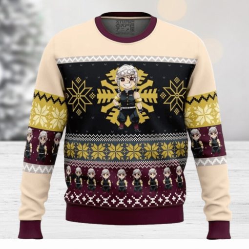 Chibi Christmas Tengen Uzui Demon Slayer Ugly Christmas Sweater