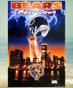 Chicago Bears Bear Down Super Bowl Xli Poster