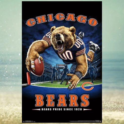 Chicago Bears Bears Pride Since 1920 Nfl Theme Art Poster